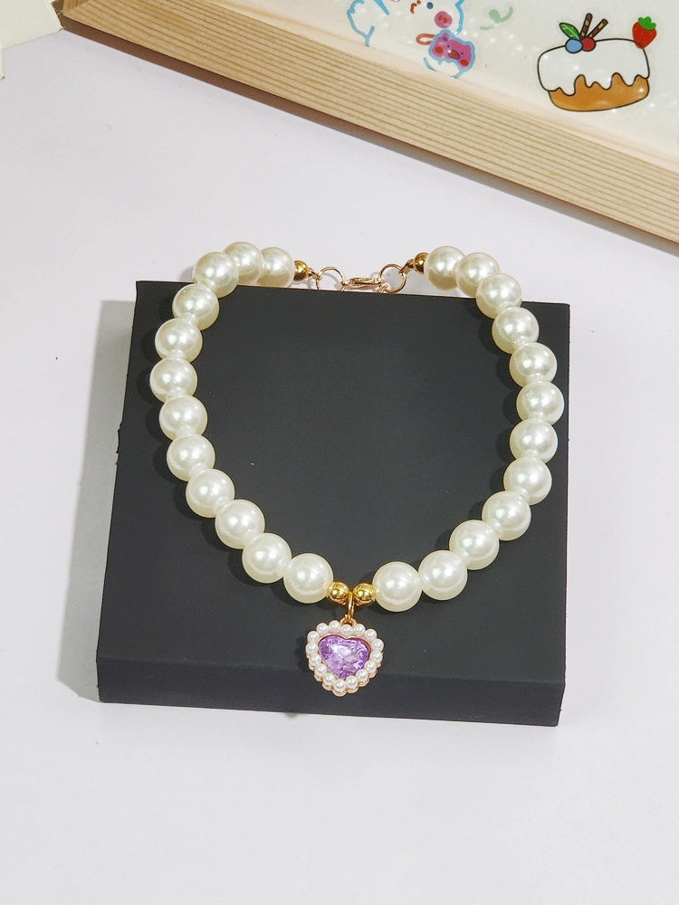 Princess-style Pet Necklace Jewelry