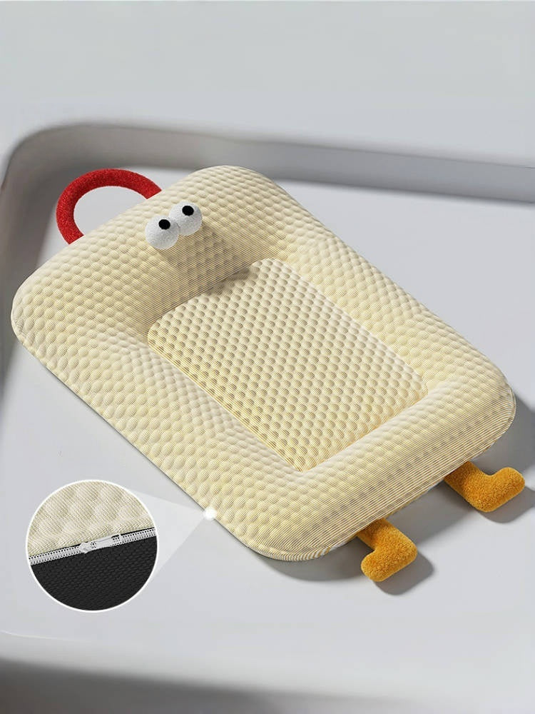 Cooling Pet Bed with Pillow Support