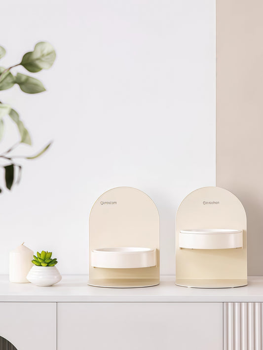 Strong-Magnet Adjustable Ceramic Pet Bowl