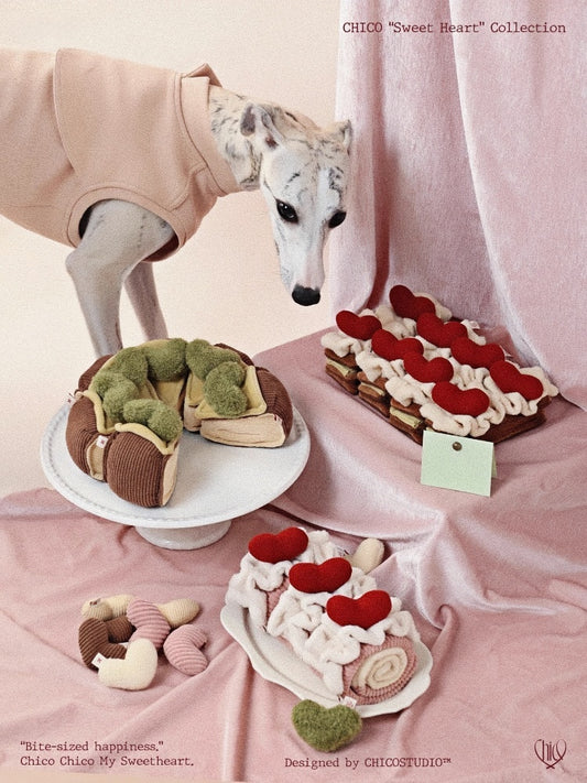 ChicoStudio “Sweet Tea Time” Plush Dog Toy