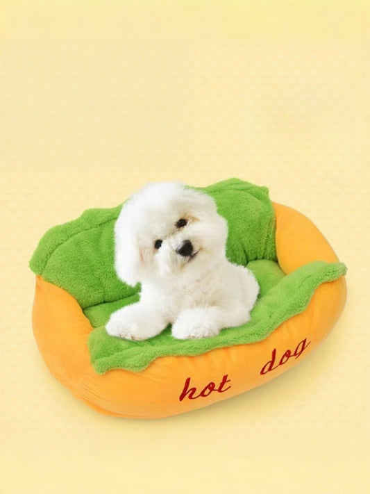 Hot-Dog Pet Bed