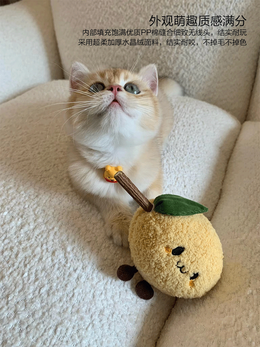 TOOCAT Lemon Cat Chew Toy