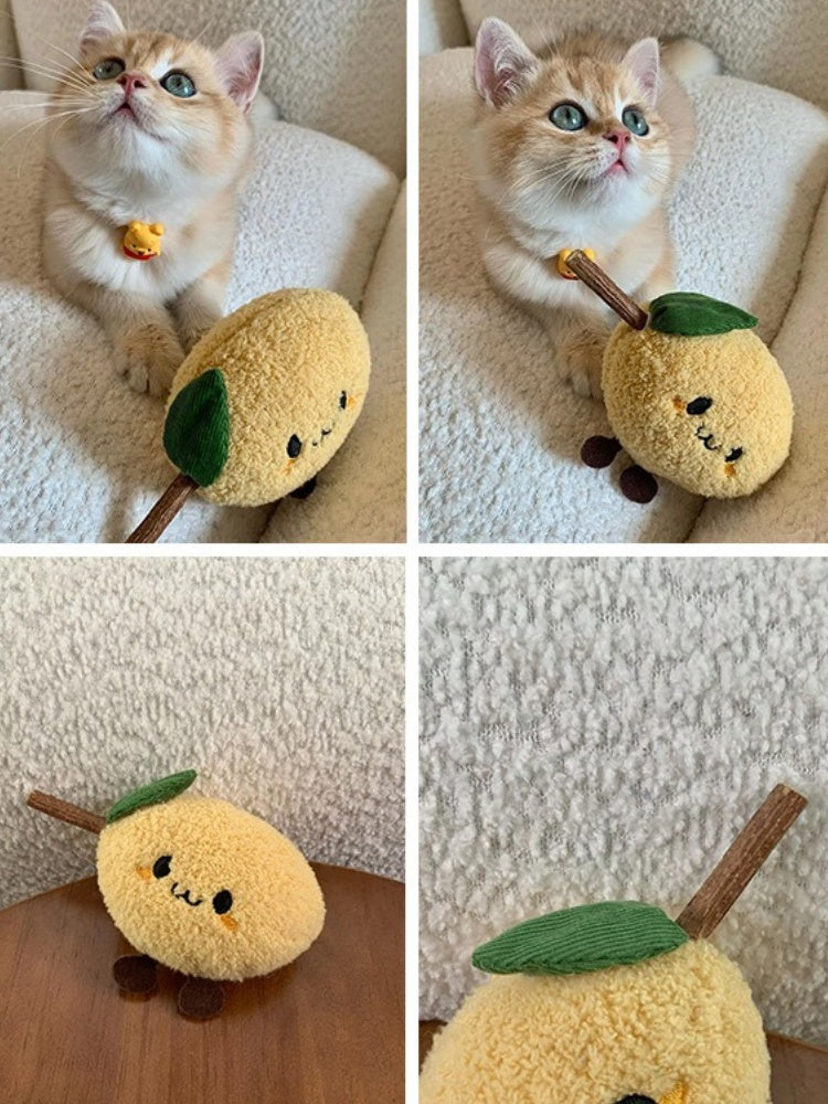 TOOCAT Lemon Cat Chew Toy