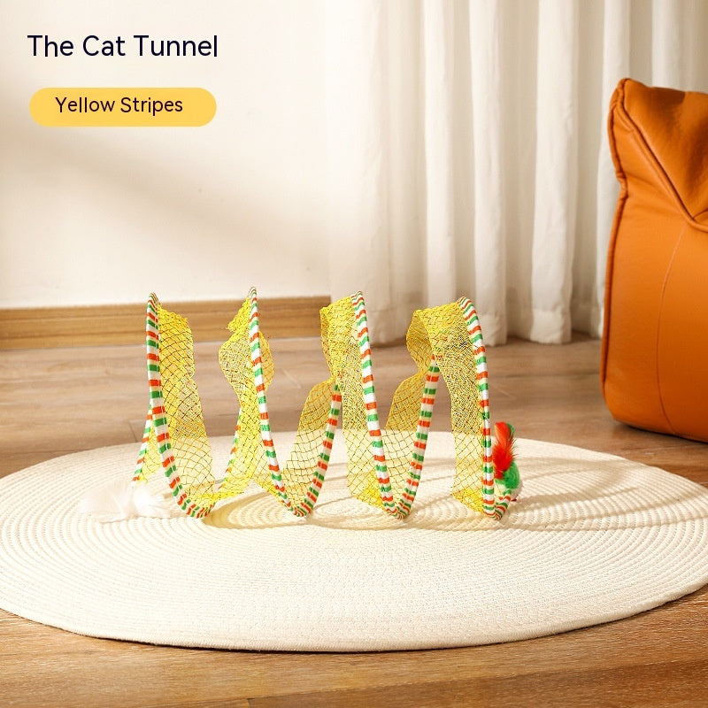 Collapsible Cat Tunnel Maze Toy