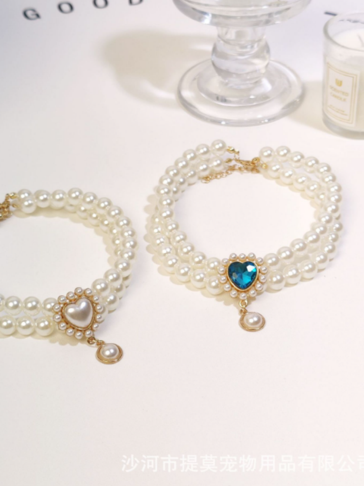 Princess-style Pet Necklace Jewelry