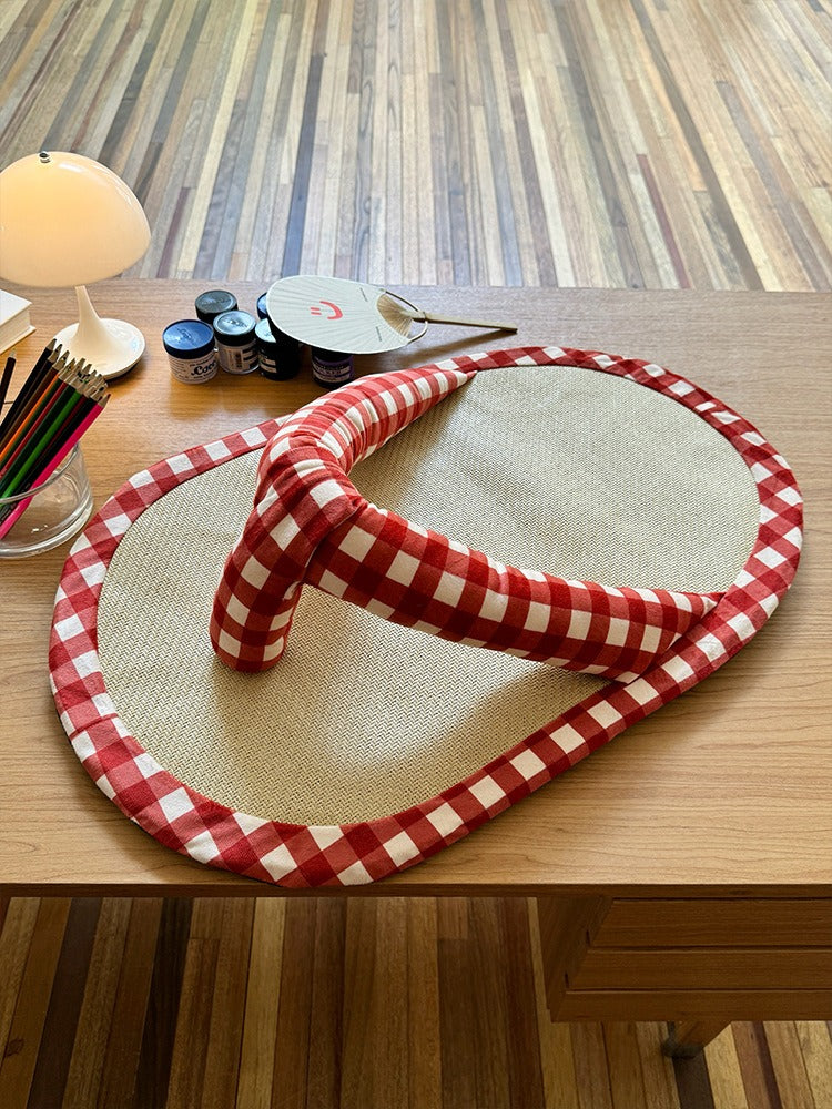 Summer “Slipper” Rattan Pet Bed