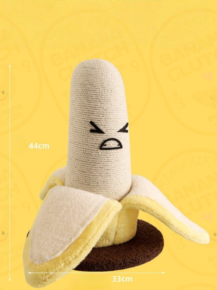 Banana Cat Scratching Post