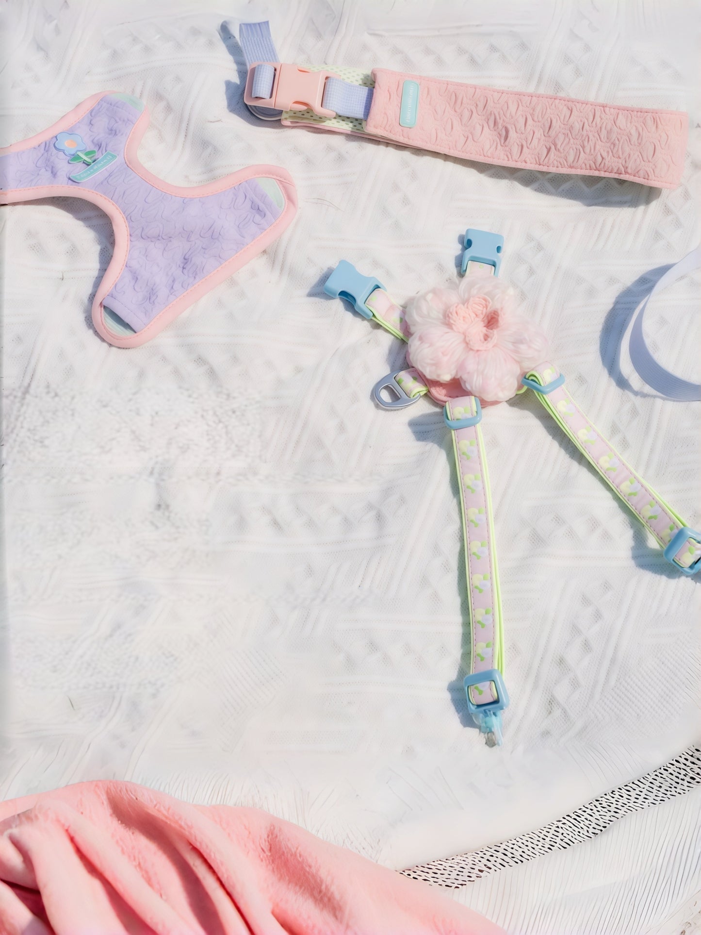 Ultra-Light Two-Piece Floral Harness