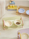 Adjustable Elevated Cat & Dog Bowl Stand