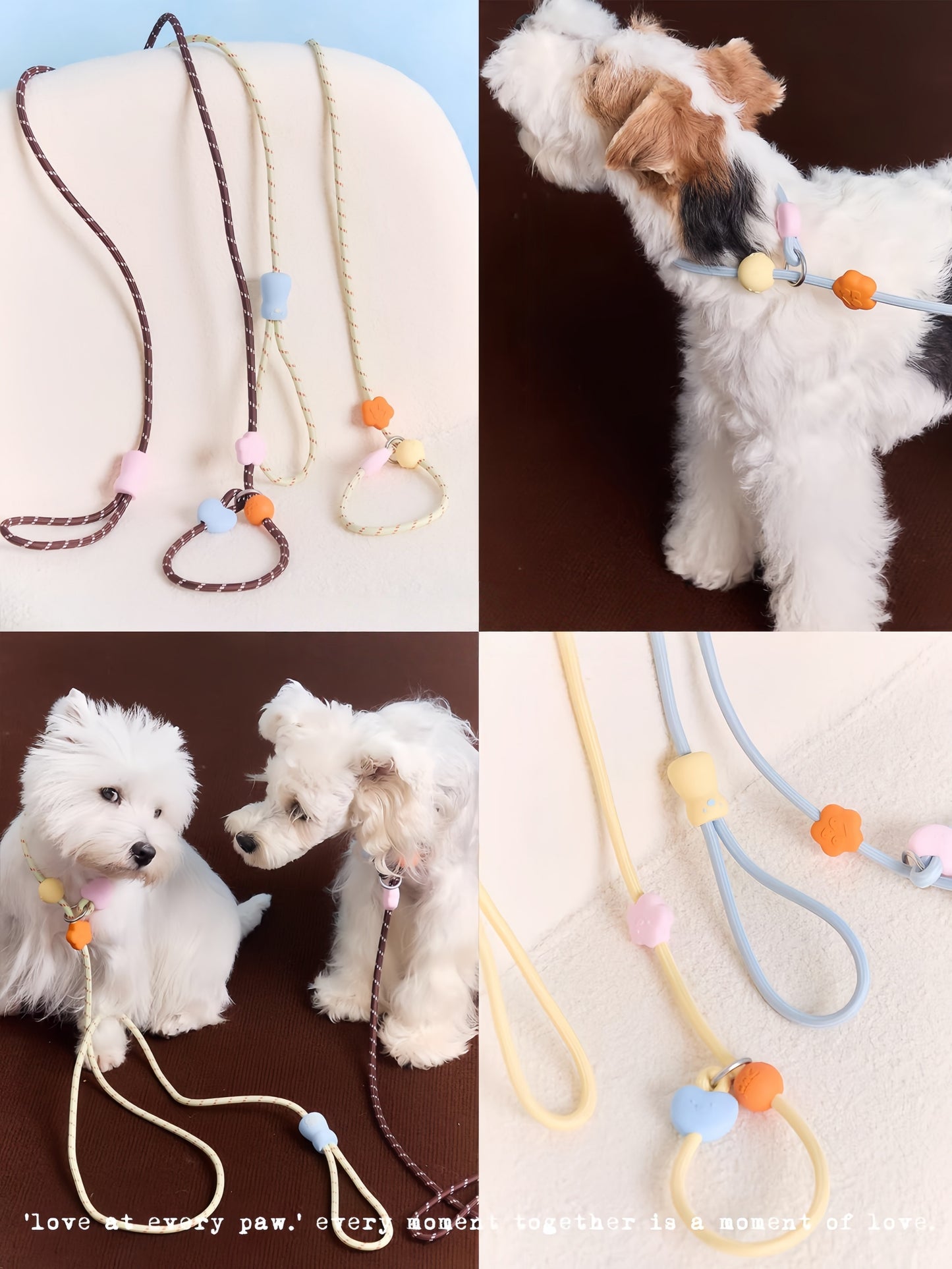 Adjustable Slip Lead Dog Leash
