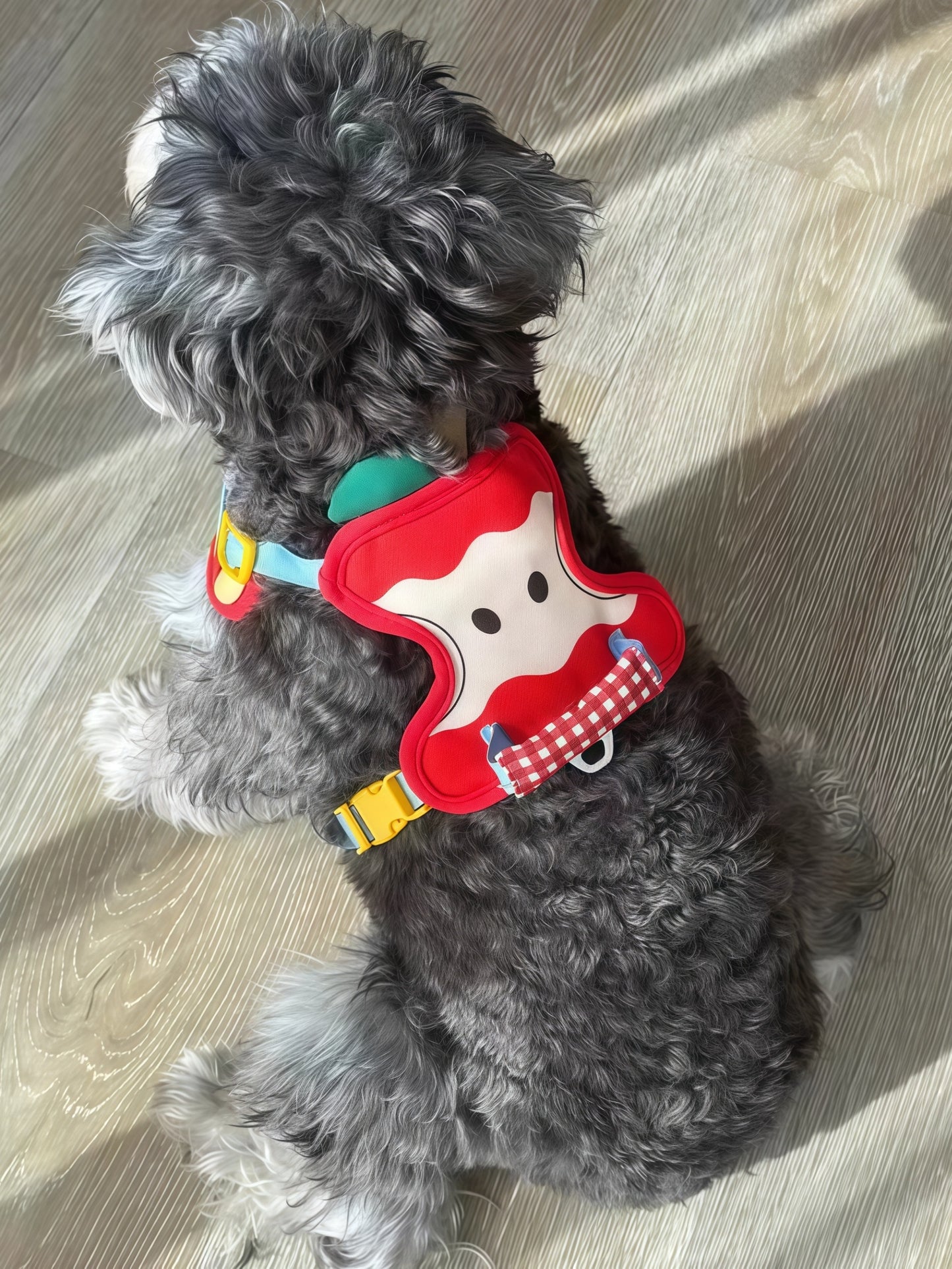 Apple-Print Pet Harness