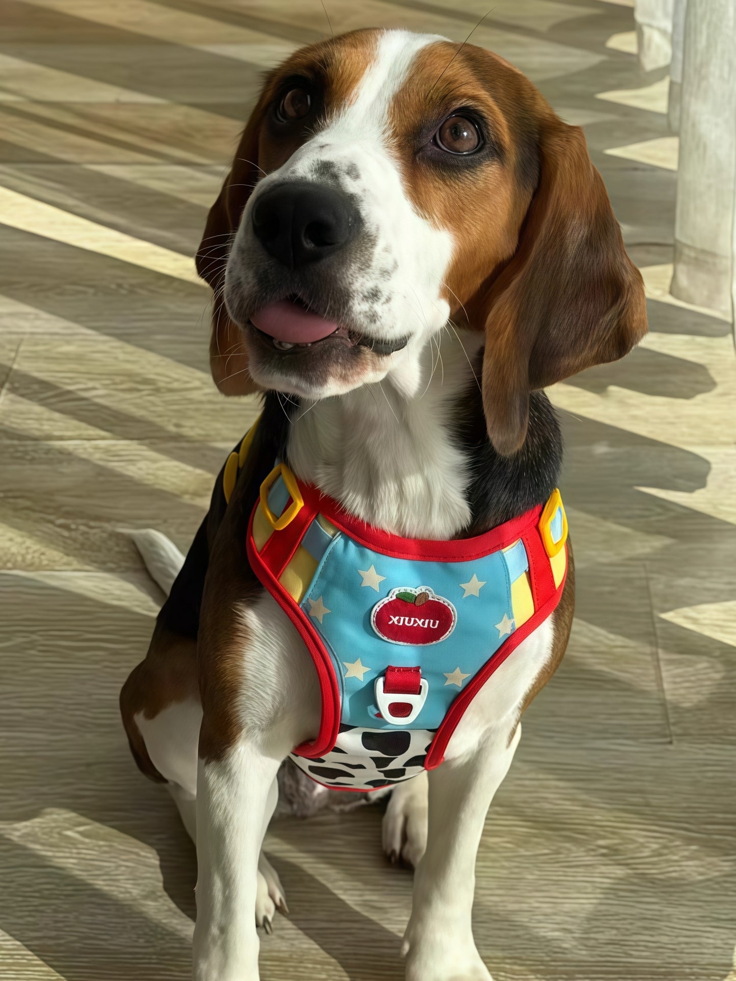 Apple-Print Pet Harness