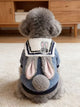 Bunny-Style Fleece Pet Vest Jacket