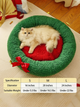 Christmas Cat Bed