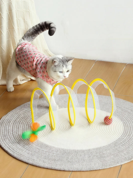 Collapsible Cat Tunnel Maze Toy