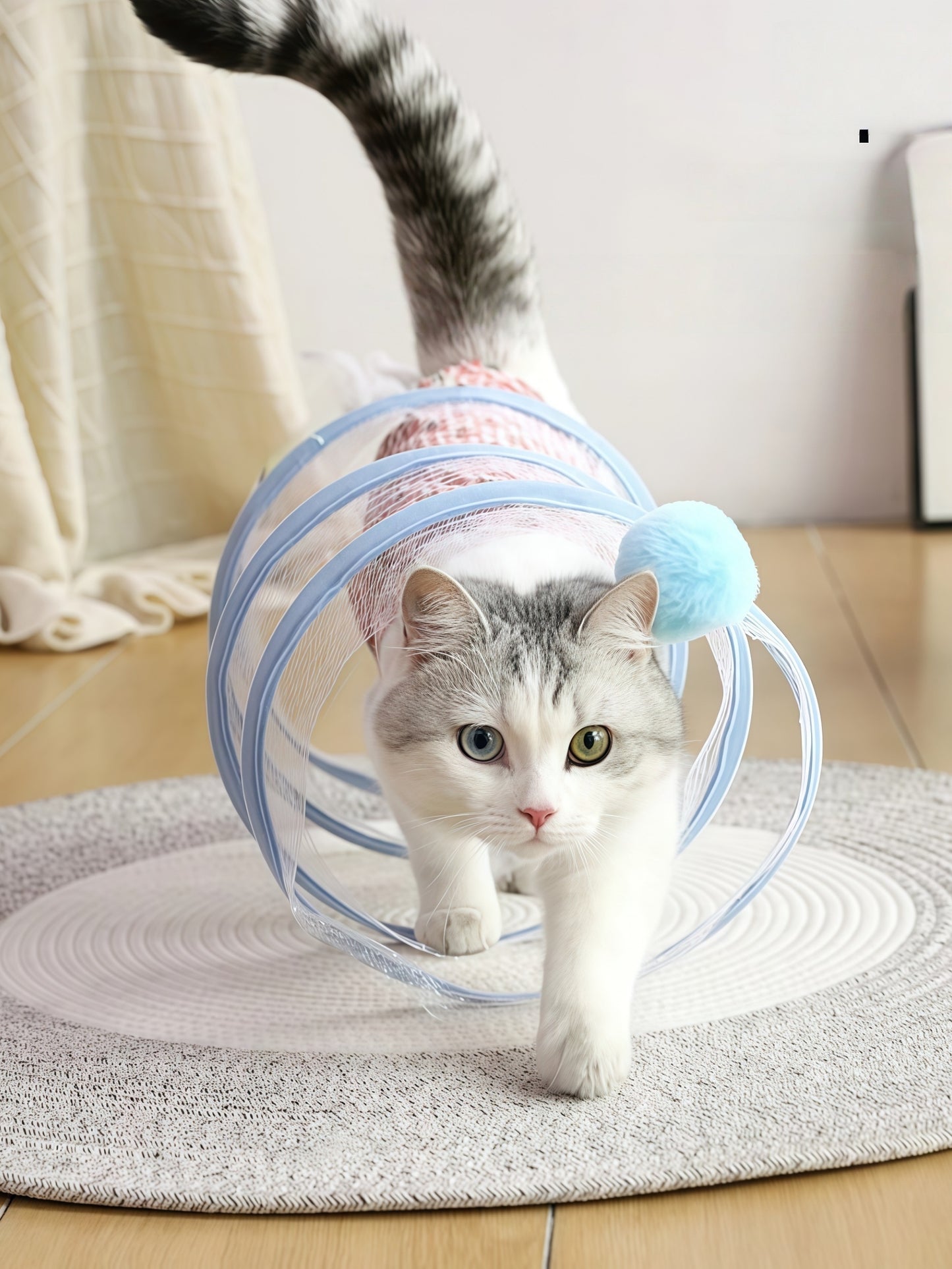 Collapsible Cat Tunnel Maze Toy