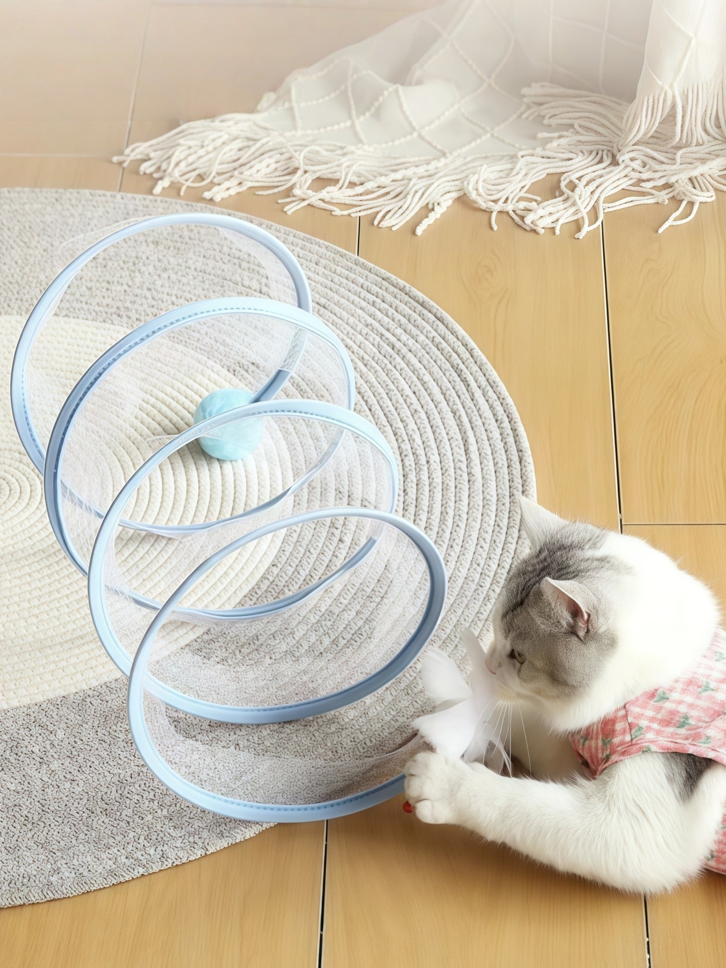 Collapsible Cat Tunnel Maze Toy