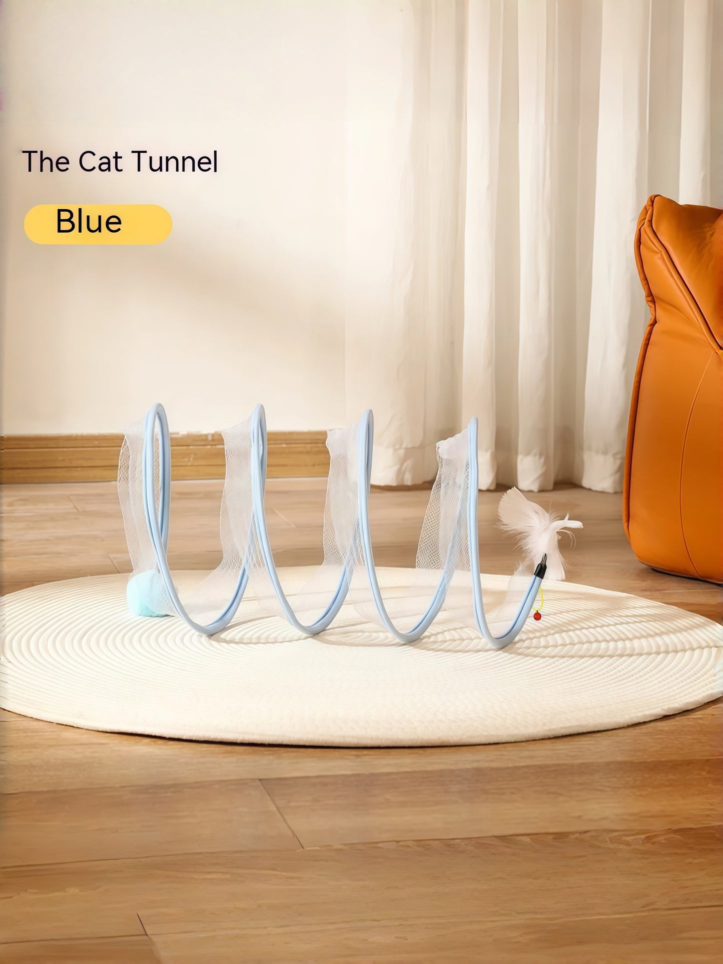 Collapsible Cat Tunnel Maze Toy