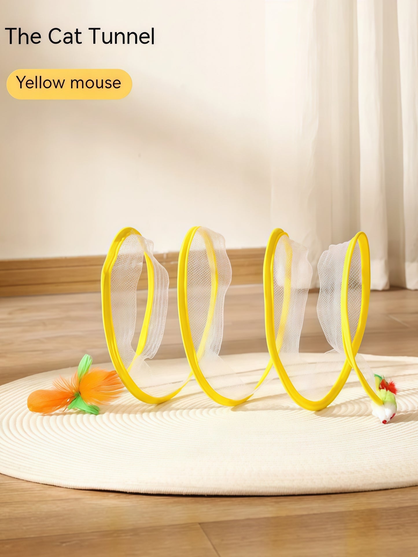Collapsible Cat Tunnel Maze Toy
