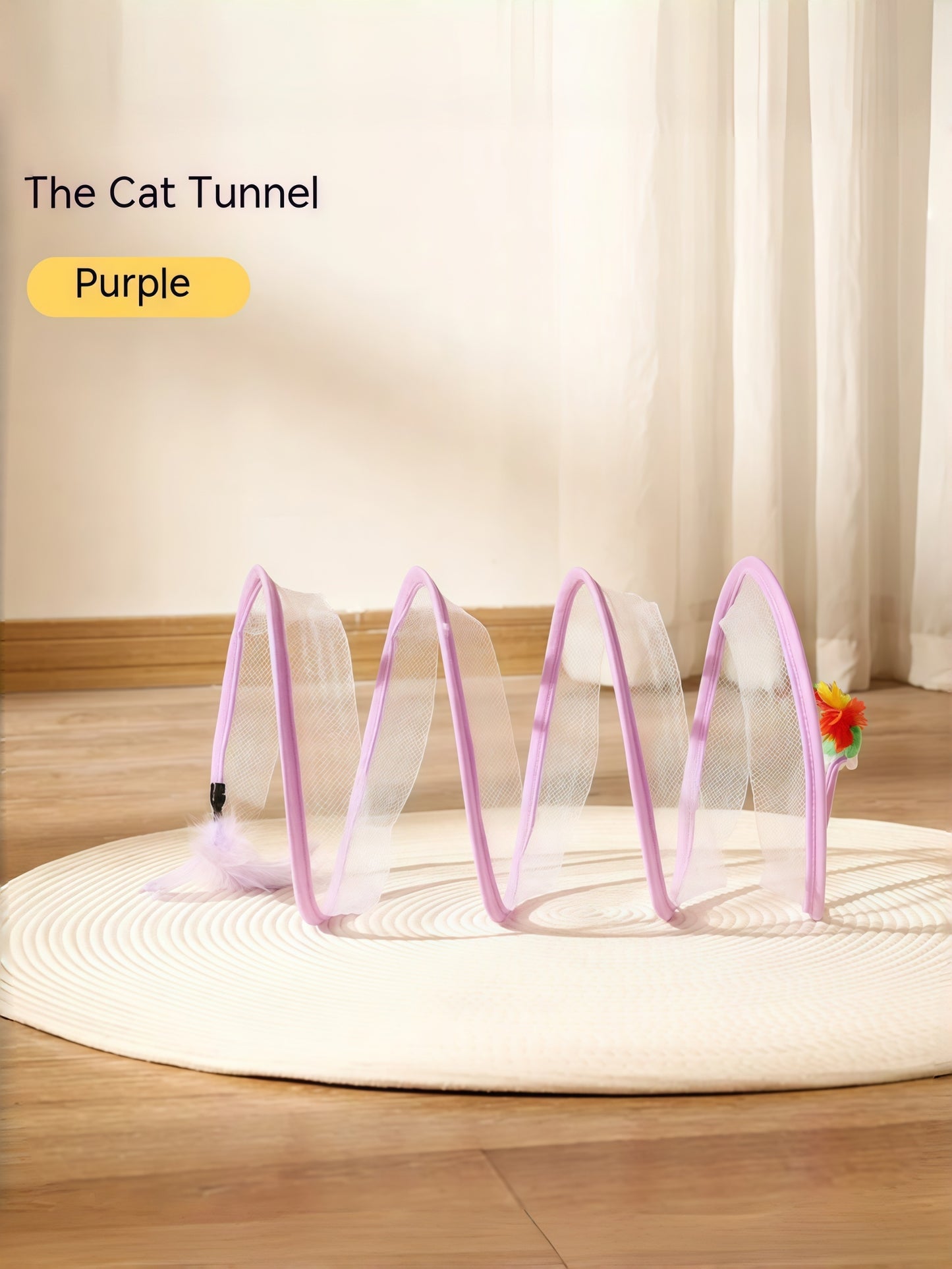 Collapsible Cat Tunnel Maze Toy