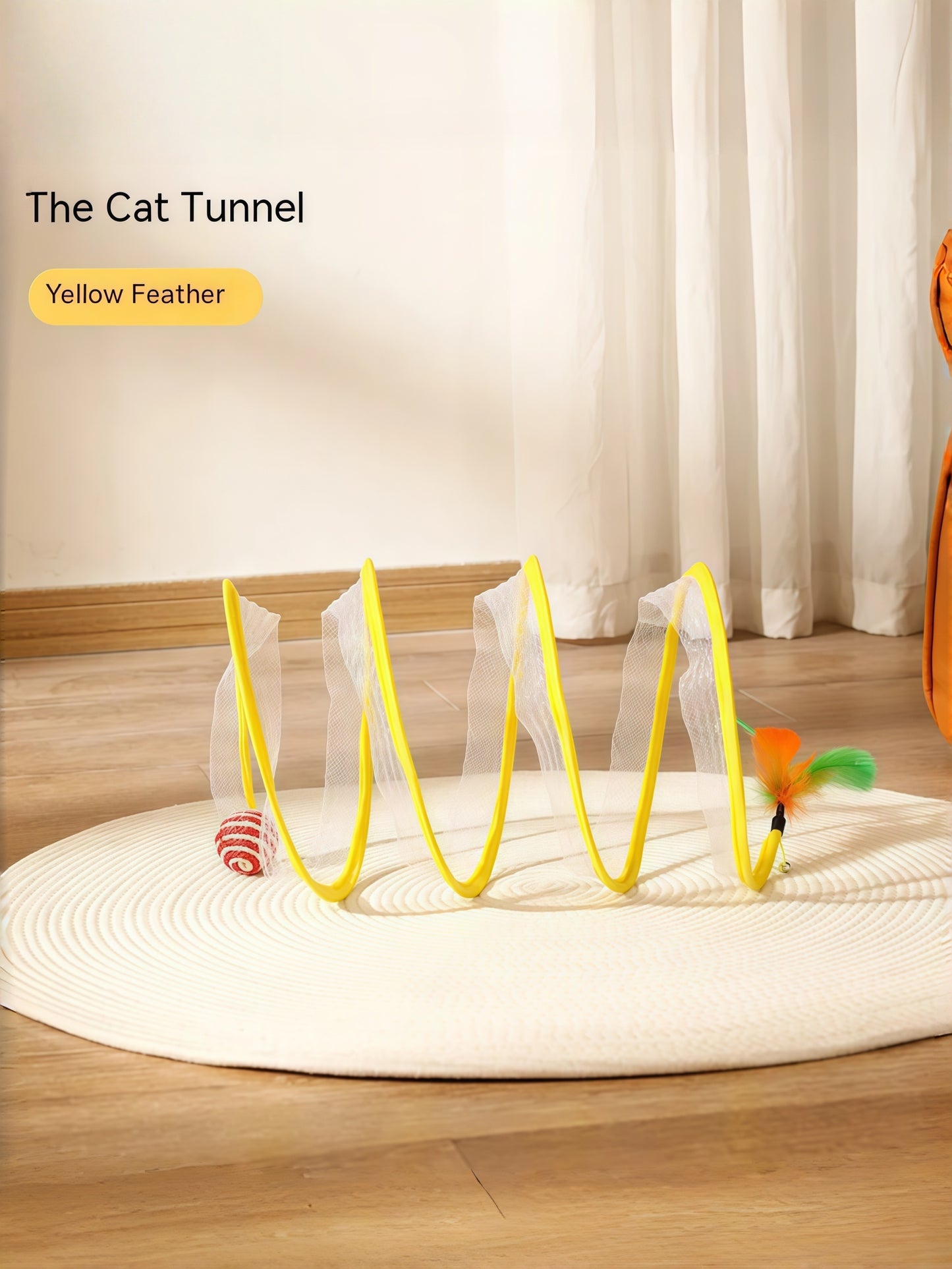 Collapsible Cat Tunnel Maze Toy