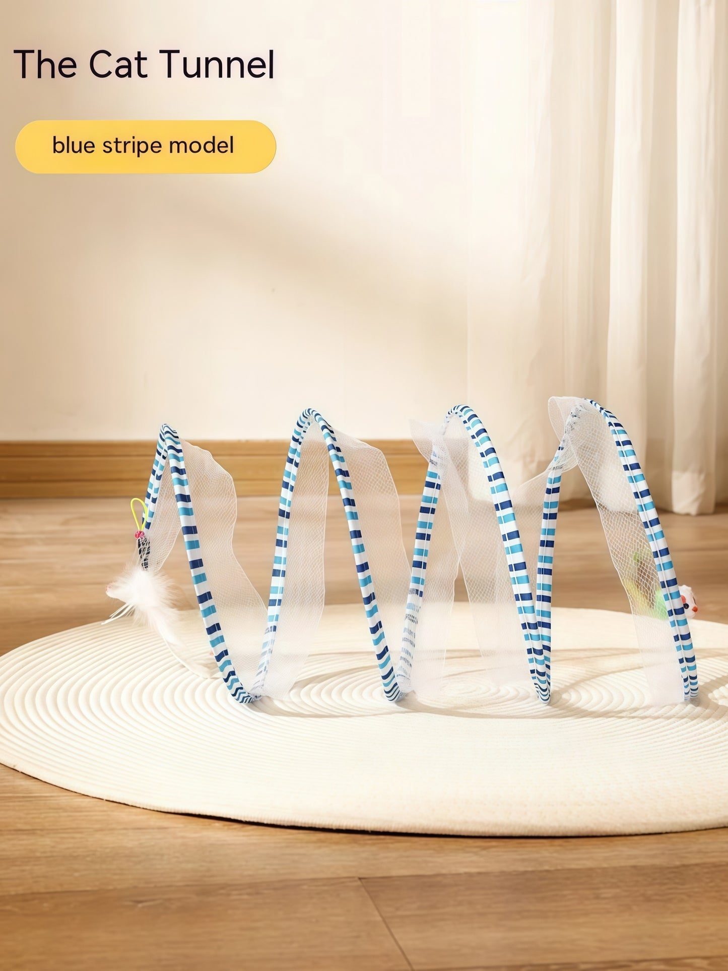 Collapsible Cat Tunnel Maze Toy