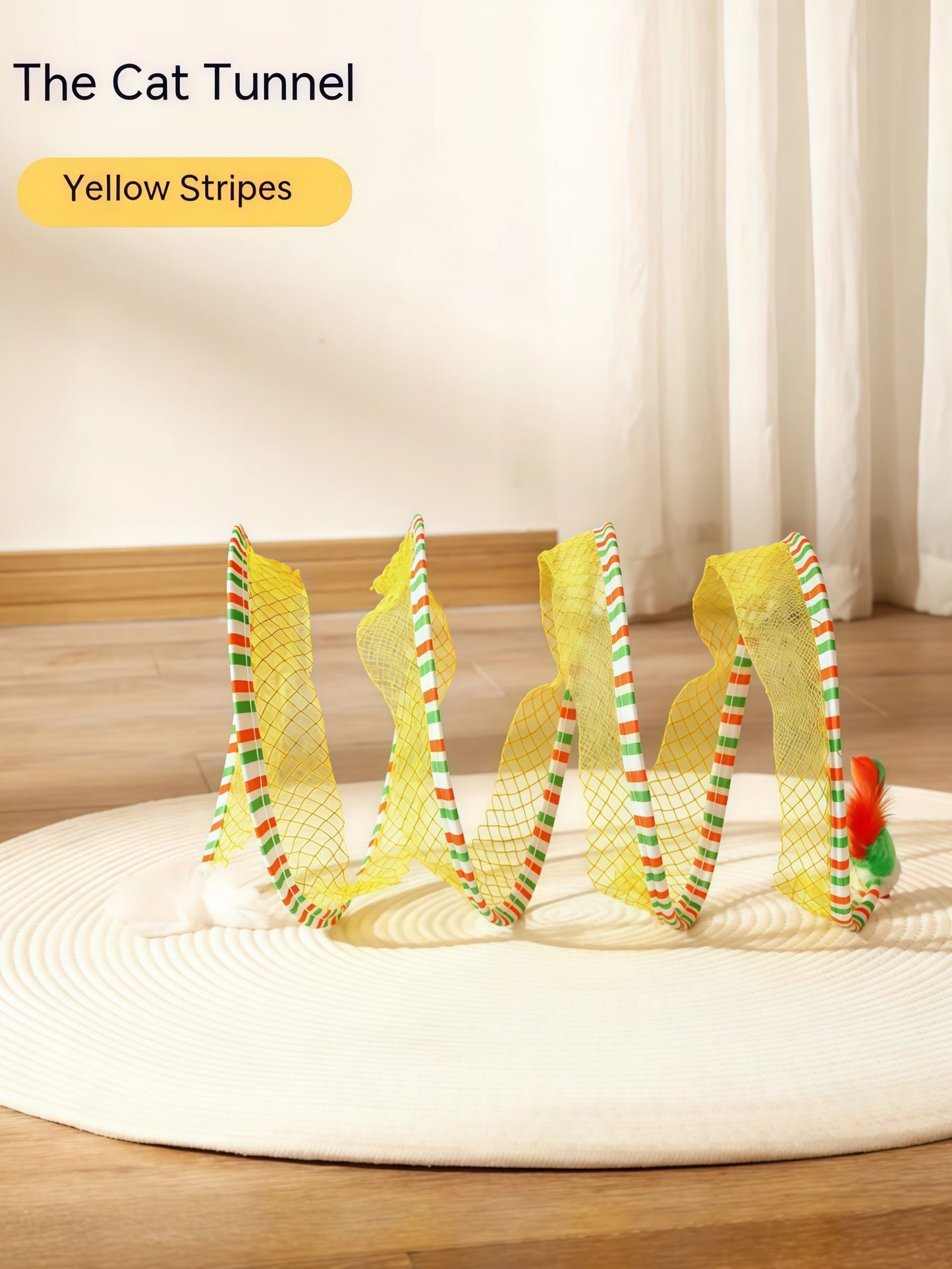 Collapsible Cat Tunnel Maze Toy