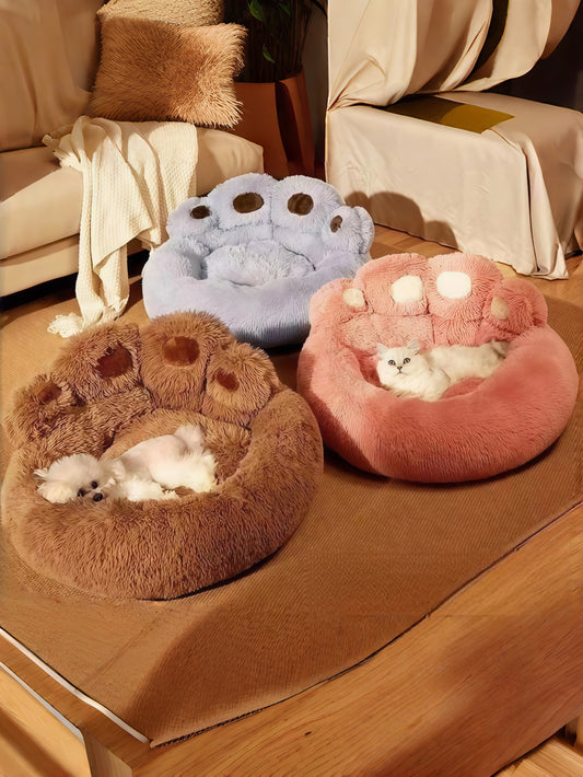 Cozy Fleece Donut Pet Bed Sofa Cushion