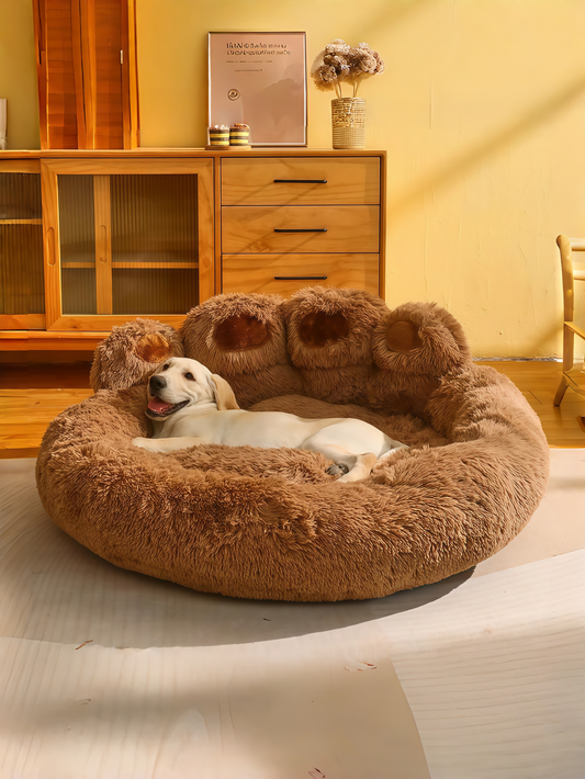 Cozy Fleece Donut Pet Bed Sofa Cushion