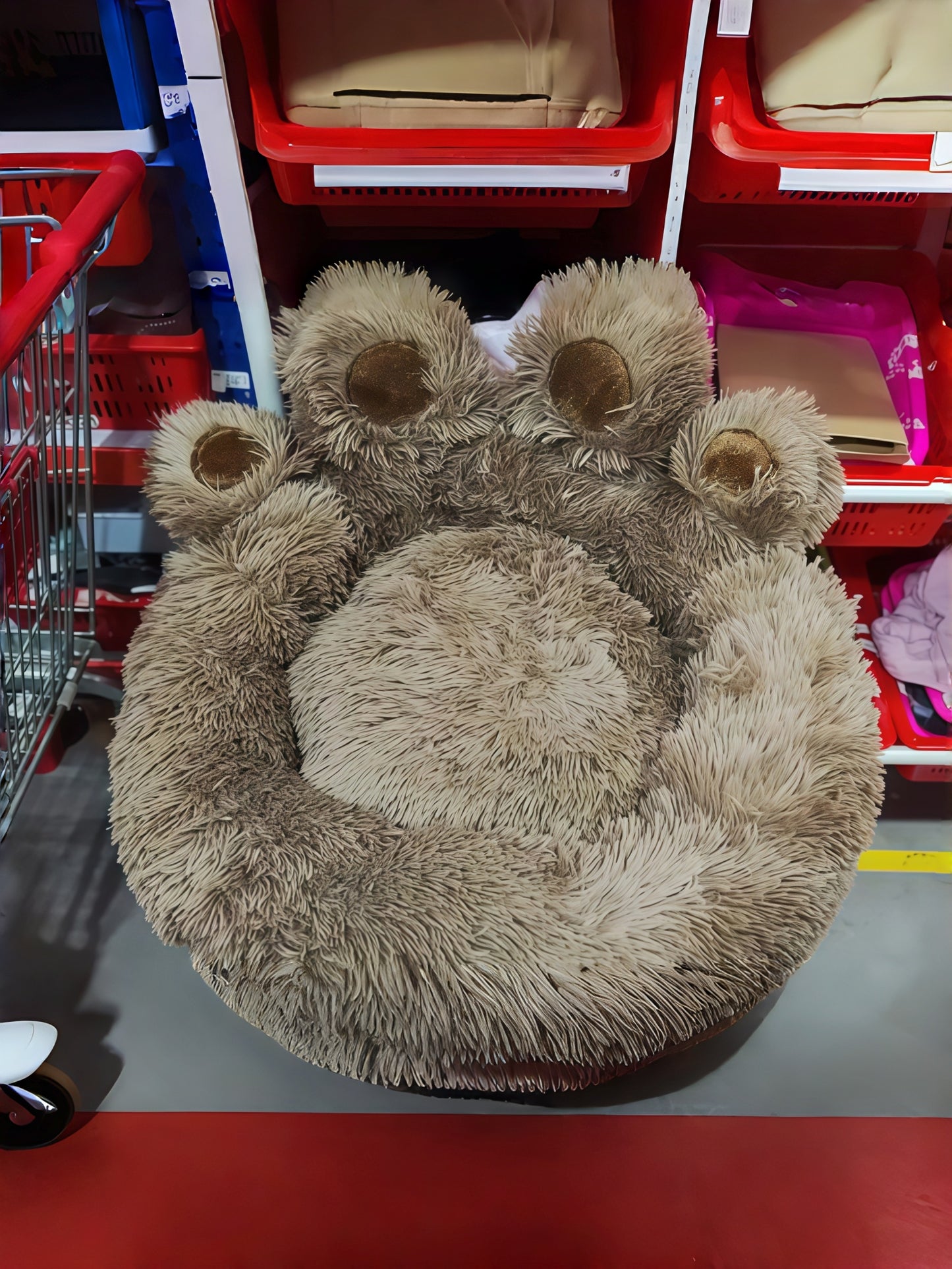 Cozy Fleece Donut Pet Bed Sofa Cushion
