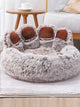 Cozy Fleece Donut Pet Bed Sofa Cushion