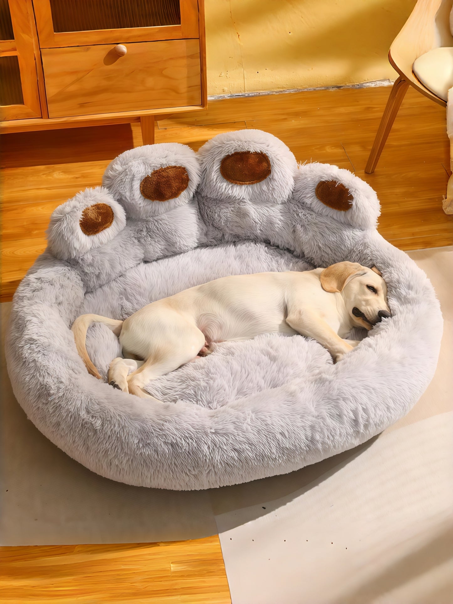 Cozy Fleece Donut Pet Bed Sofa Cushion