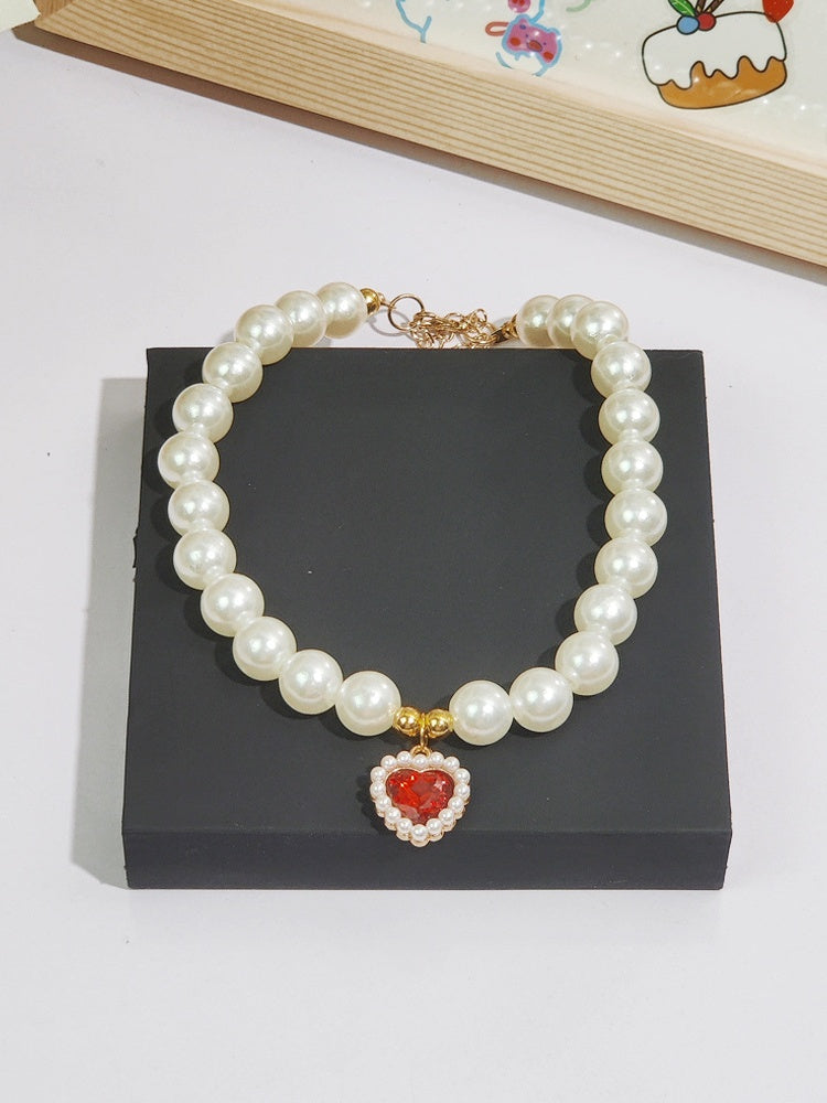 Princess-style Pet Necklace Jewelry