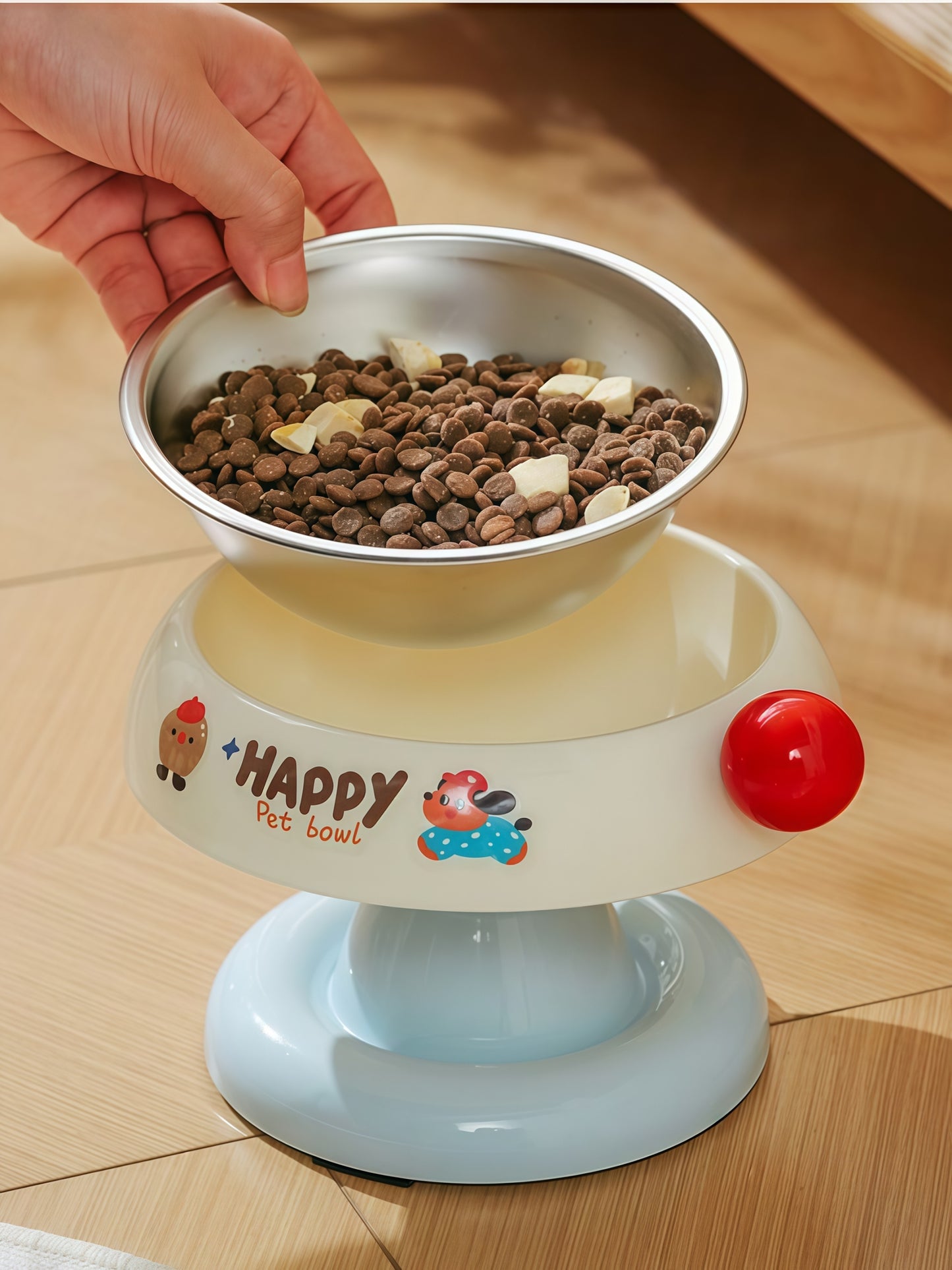 Ice Cream Stainless Pet Bowl