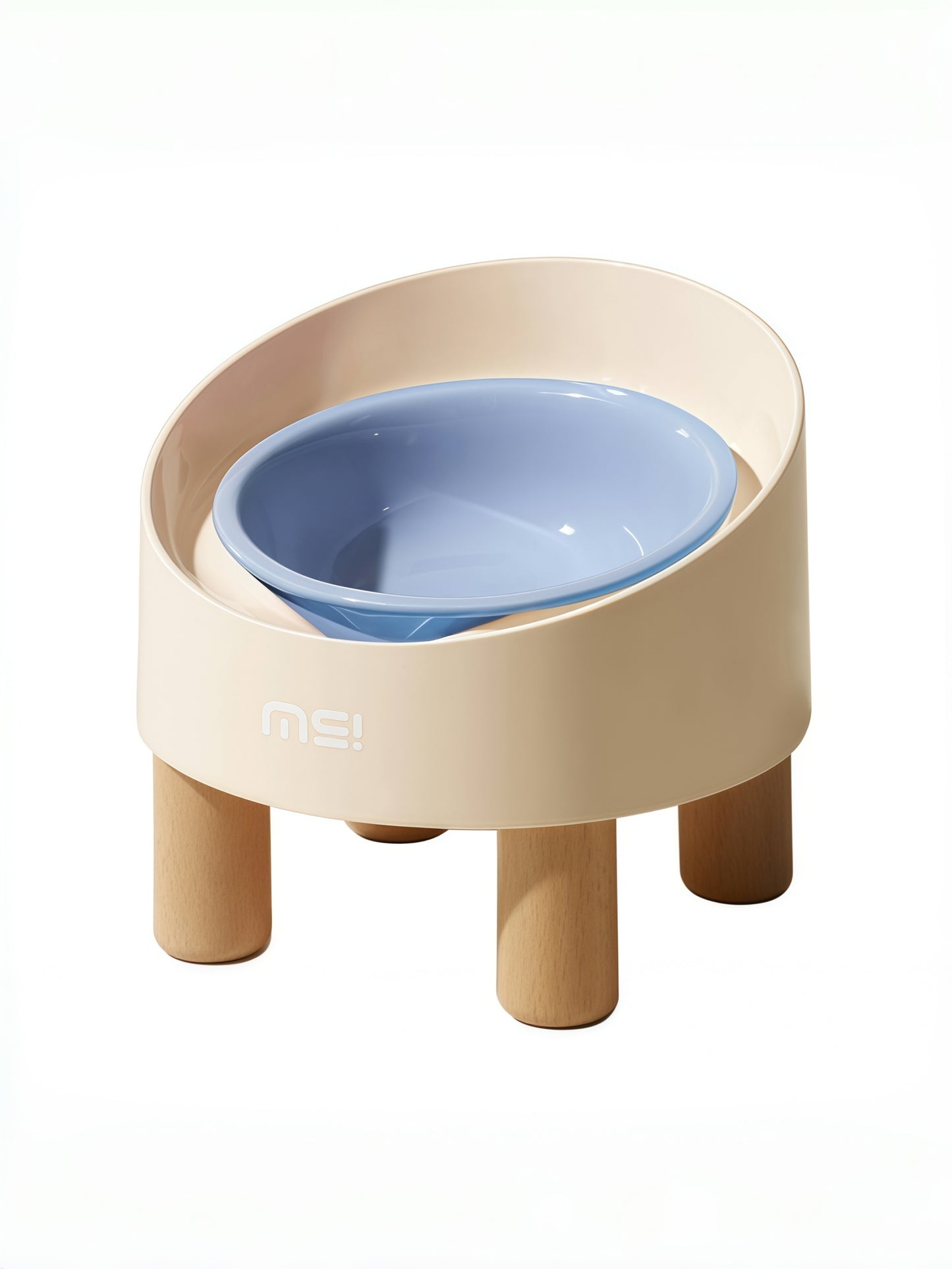 Elevated Tilted Ceramic Pet Bowl