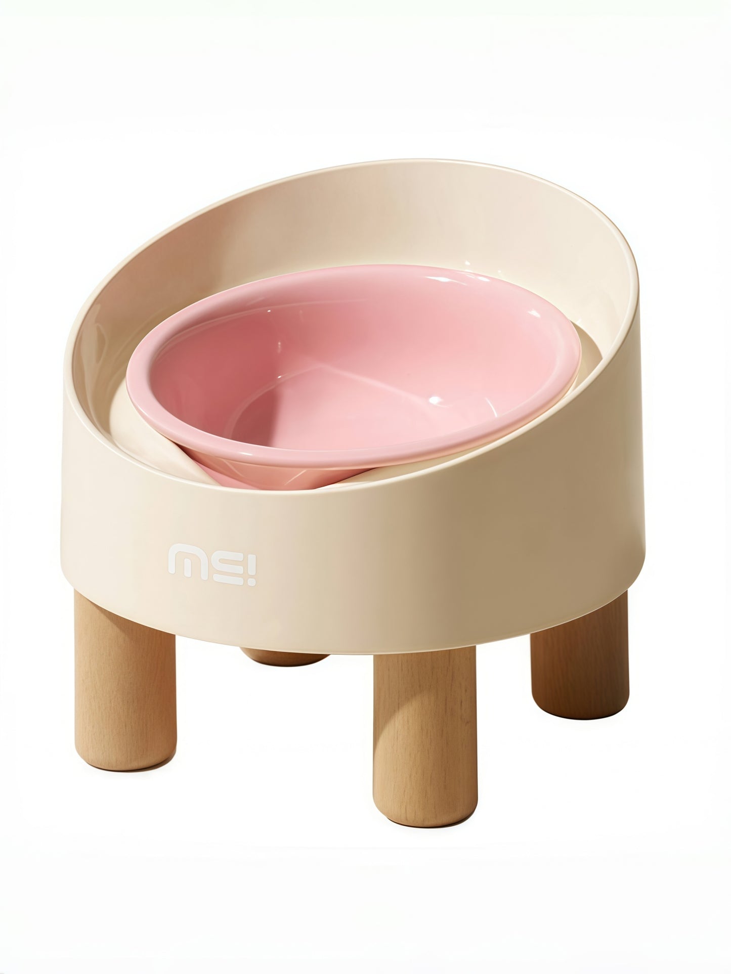 Elevated Tilted Ceramic Pet Bowl