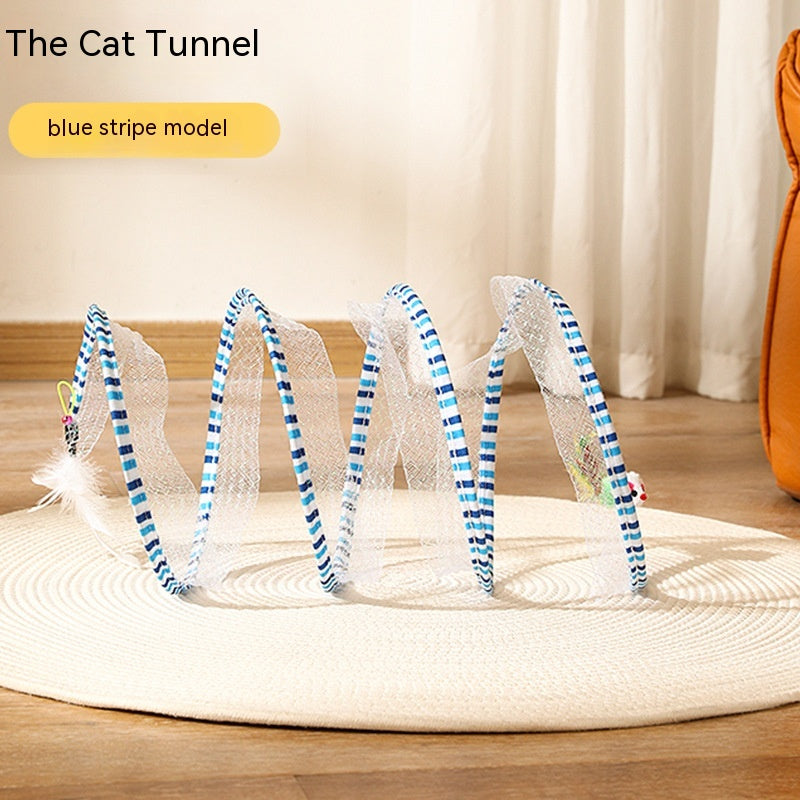 Collapsible Cat Tunnel Maze Toy