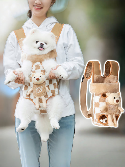 Fleece-Lined Front Pet Carrier Sling