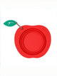 Fruit-Shaped Collapsible Silicone Pet Travel Bowl