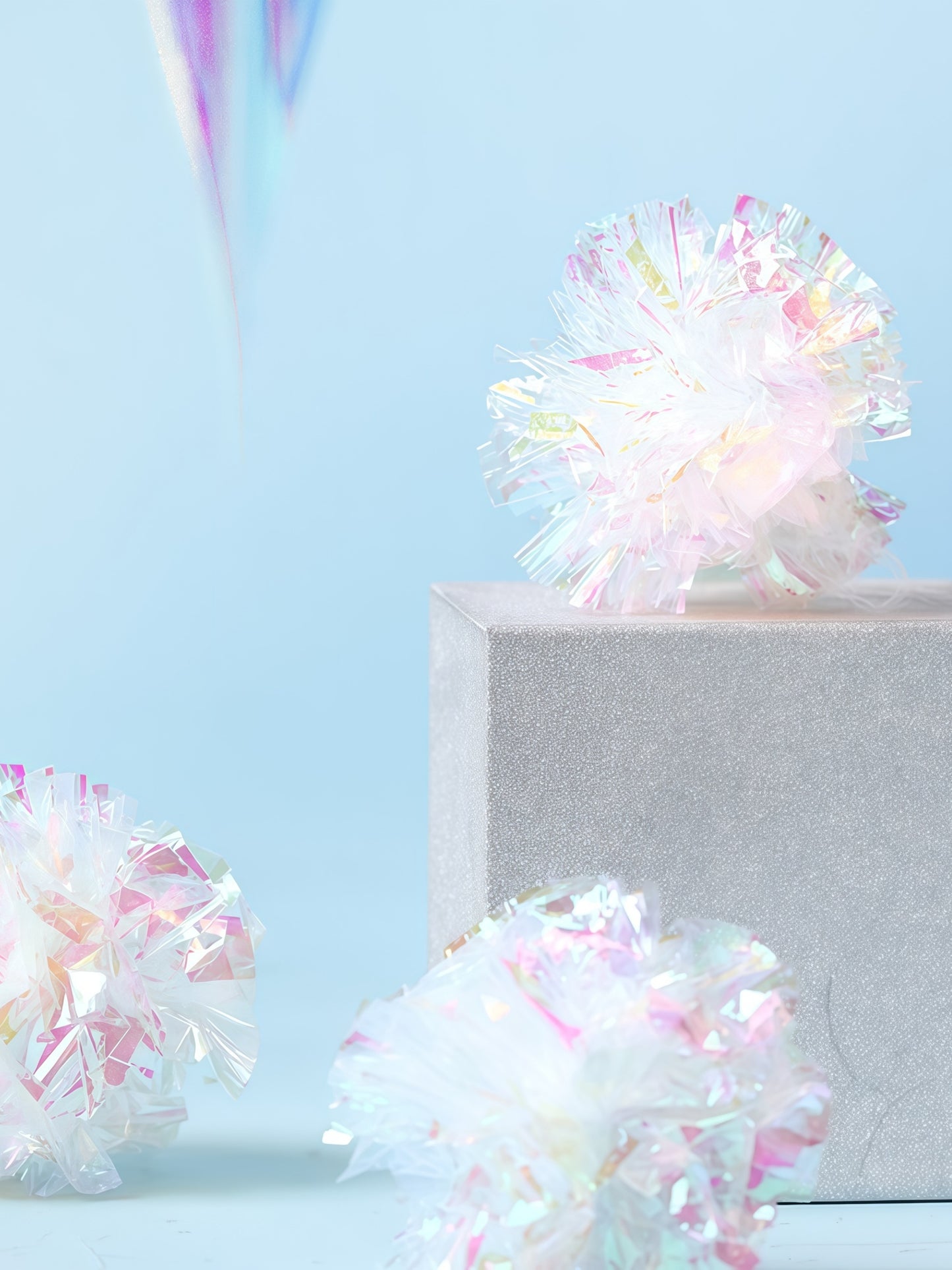 Funny Cat High-Bounce Color Plush Balls – 5-Pack Gift Box