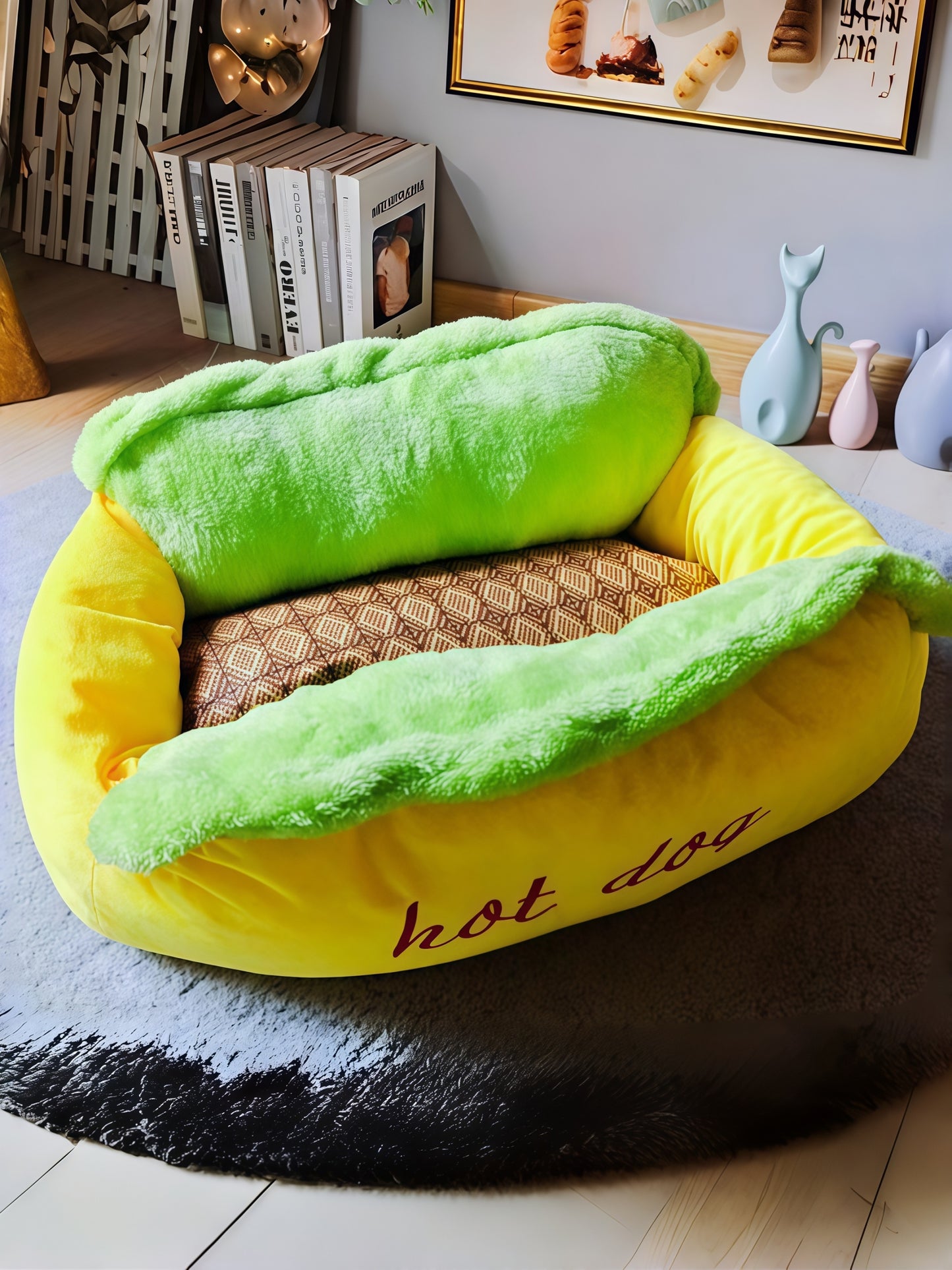 Hot-Dog Pet Bed
