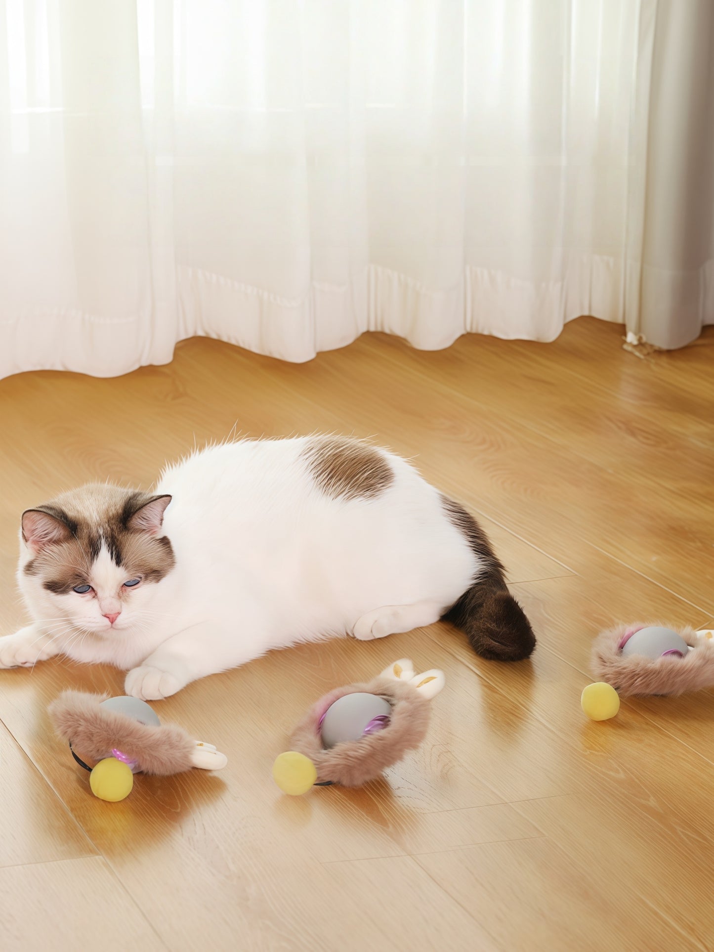 Interactive Rolling Cat Ball