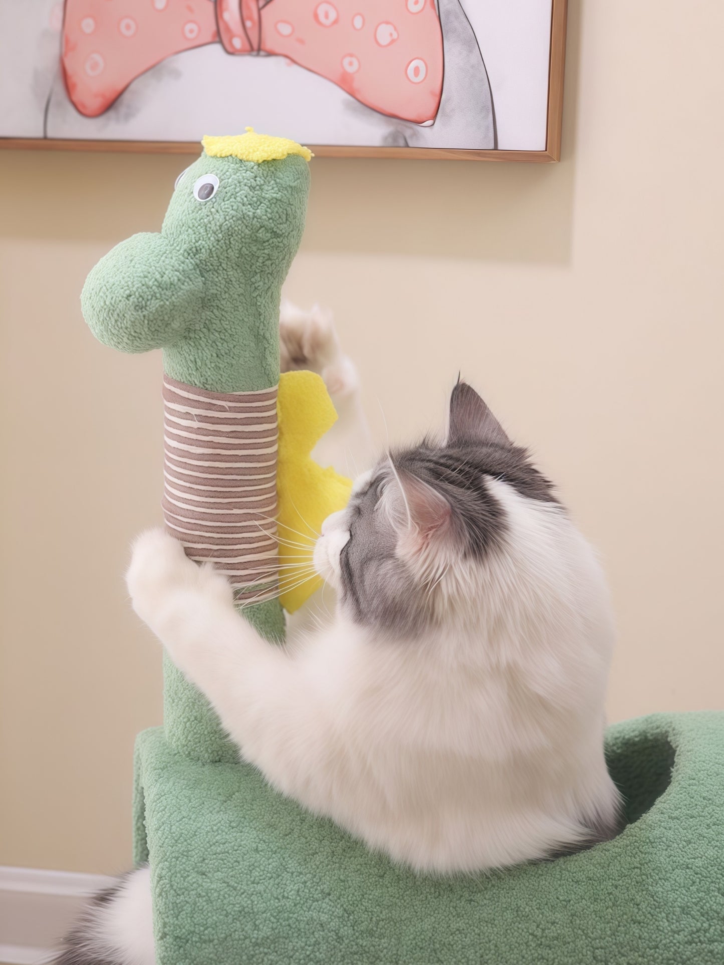 Mini Cat Tree with Scratching Post