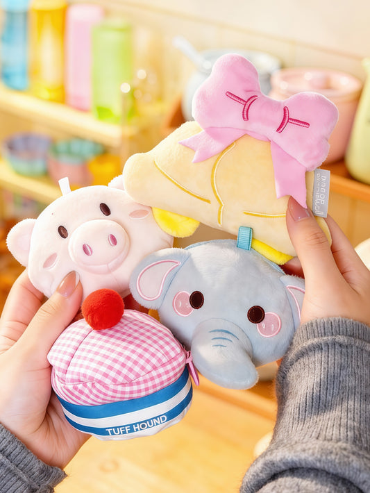 Plush Cartoon Poop Bag Holder & Mini Treat Pouch