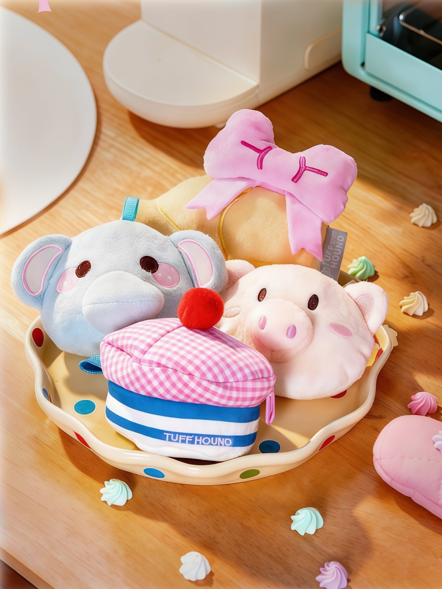 Plush Cartoon Poop Bag Holder & Mini Treat Pouch