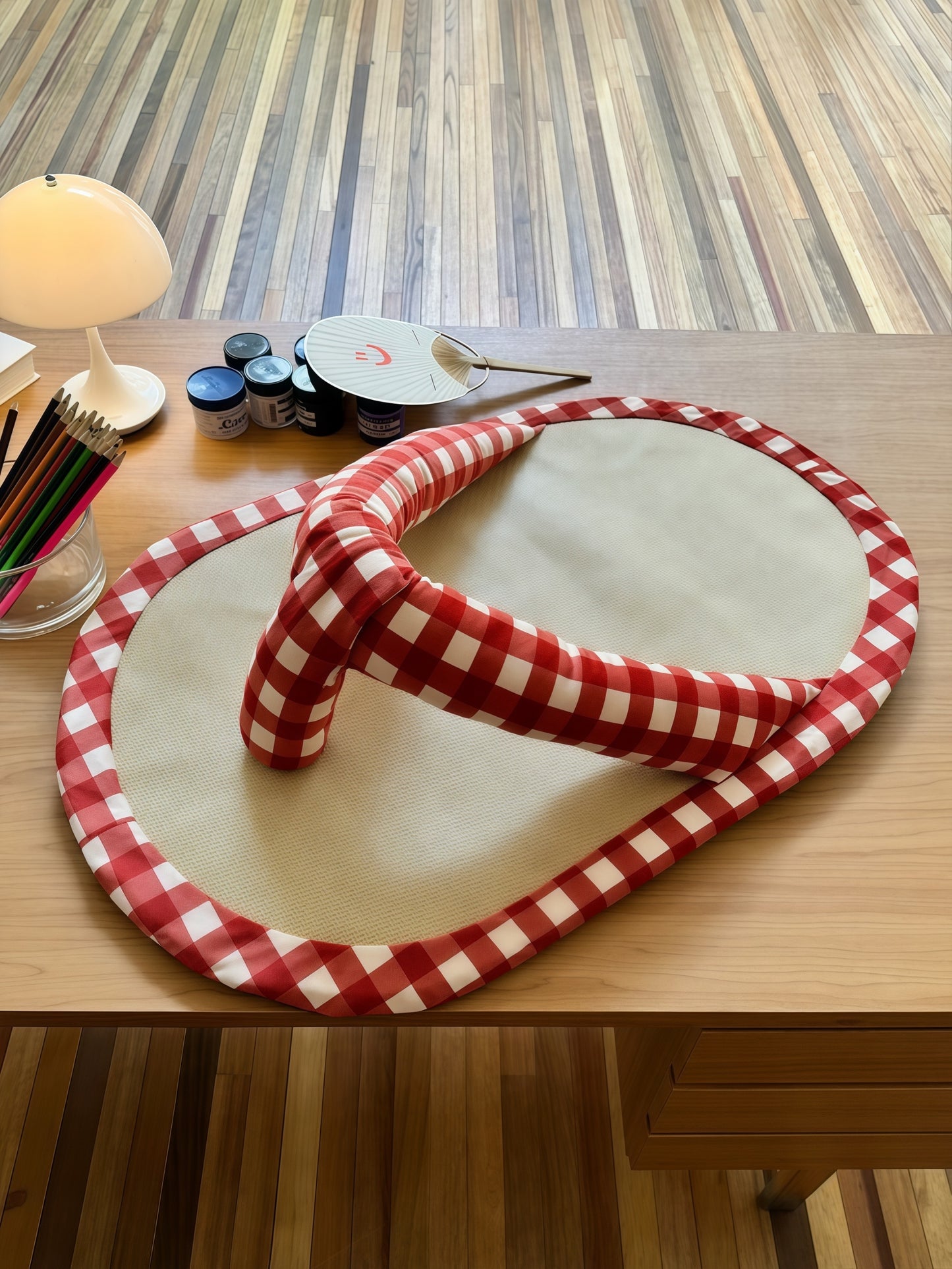 Rattan Cooling “Slipper” Pet Bed