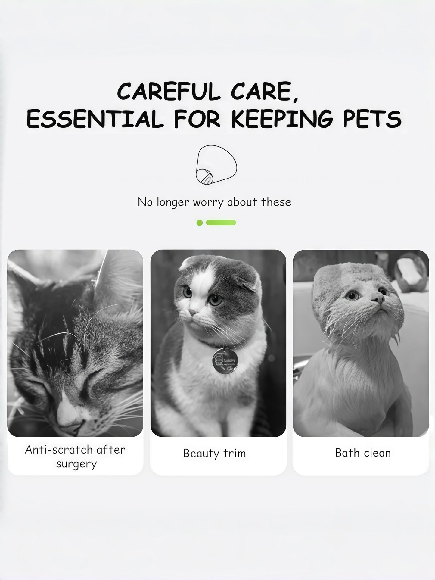 Adjustable Soft Pet Recovery Collar