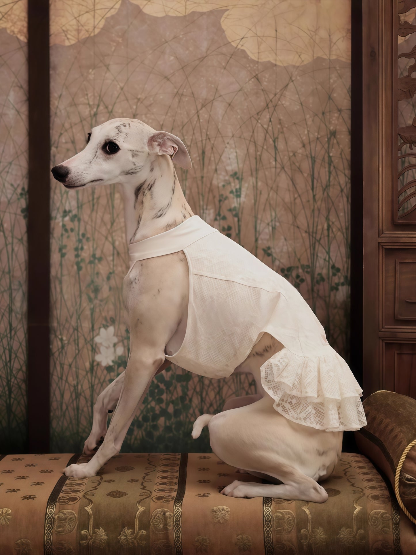 Chico studio Plaid Lace Dog Dress