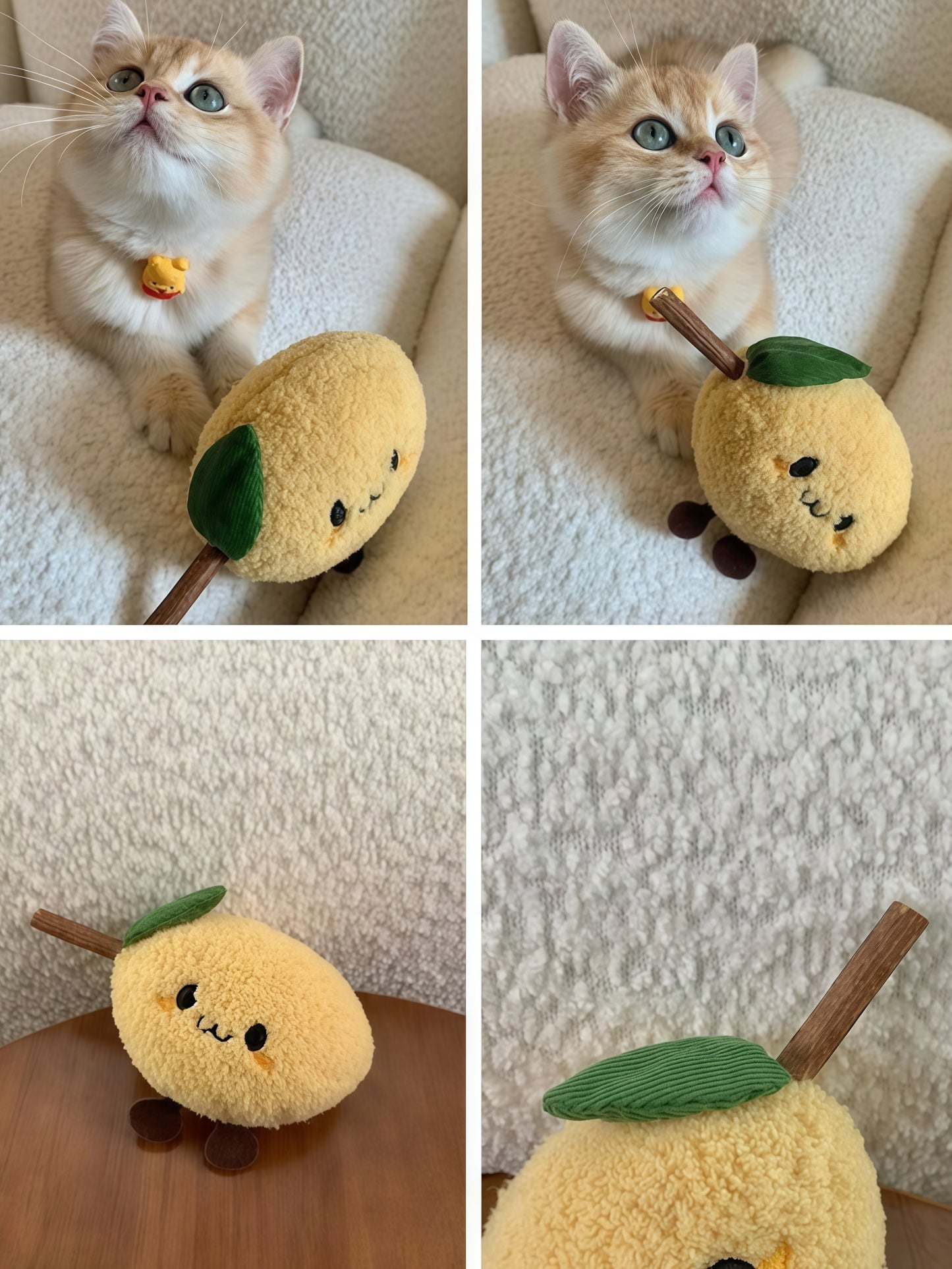Lemon Cat Chew Toy