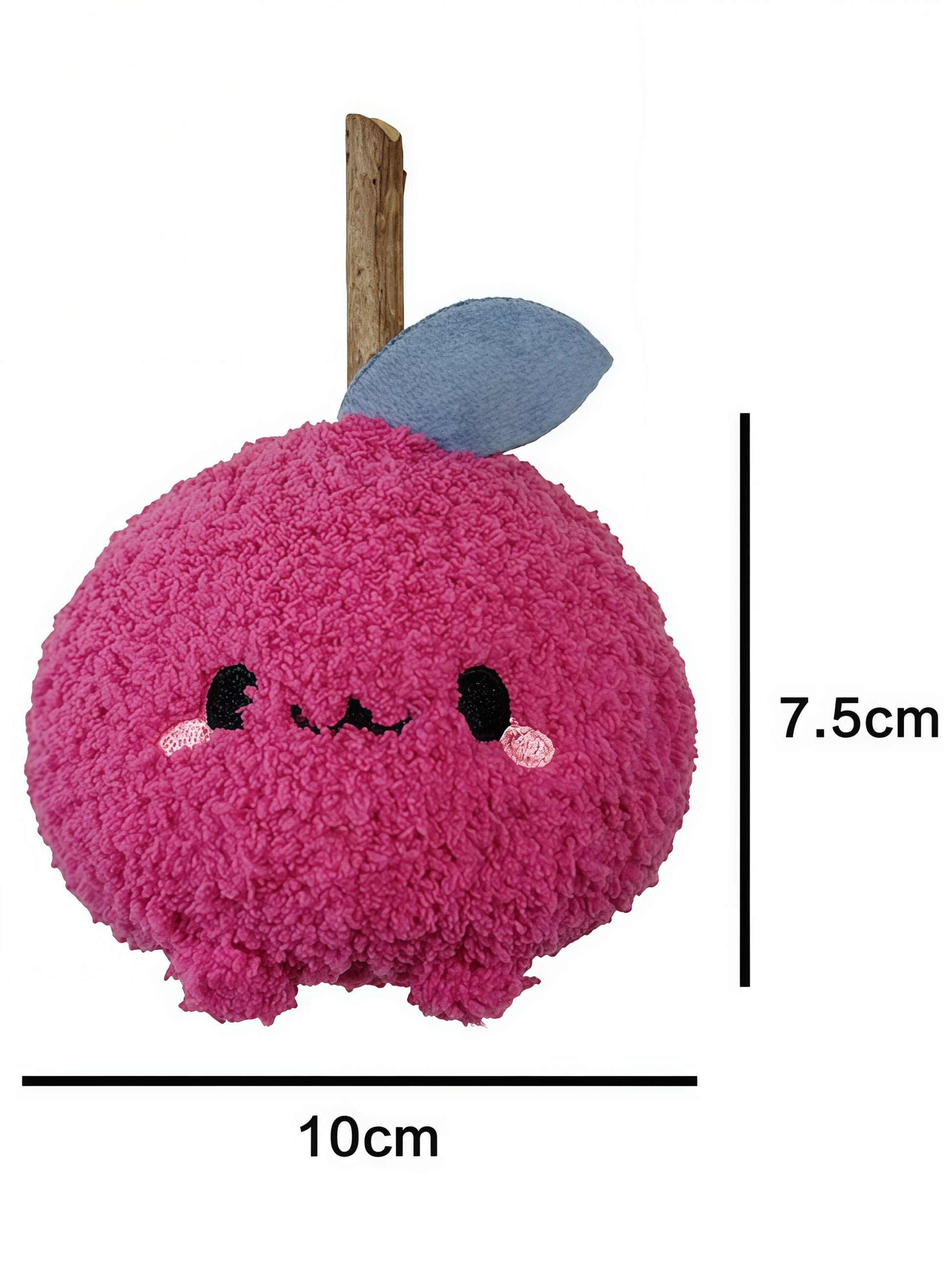 close-up of onion-shaped cat toy with charming details